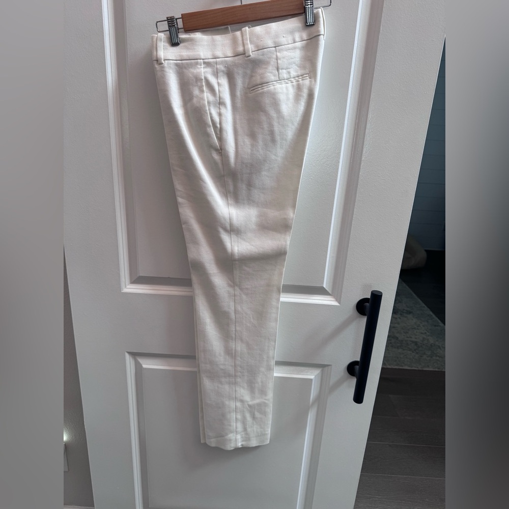Ann Taylor Women’s Linen Blend Cream Pants